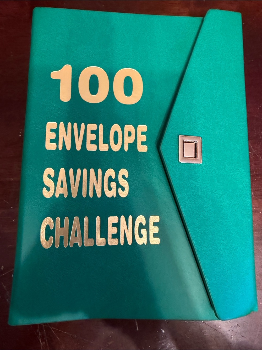 Green Envelope Savings Challenge Booklet -